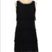 Jessica Simpson Dresses | Jessica Simpson Lave Tiered Cocktail Dress | Color: Black | Size: 10