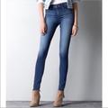 American Eagle Outfitters Jeans | Aeo Super Low Jegging Skinny Jeans 4 Long | Color: Blue | Size: 4 Long