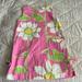 Lilly Pulitzer Dresses | Lilly Pulitzer Little Lilly Girl’s Shift Dress Size 6 White Label Floral Easter | Color: Green/Pink | Size: 6g