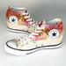 Converse Shoes | Converse Chuck Taylor Lux Digital Floral Rose Mid Wedge Sneaker Shoes Beige Red | Color: Cream/Red | Size: 9.5