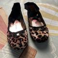 Jessica Simpson Shoes | Jessica Simpson Kids Madison Ballet Flats Size 3 | Color: Black/Tan | Size: 3g