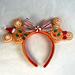 Disney Accessories | Disney Parks Mickey & Minnie Gingerbread Christmas Holiday Ears Headband | Color: Red/Tan | Size: Os