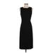 J.Crew Casual Dress - Sheath: Black Solid Dresses - Women's Size 2 Tall