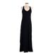 Splendid Casual Dress - A-Line Scoop Neck Sleeveless: Black Solid Dresses - Women's Size Medium