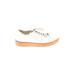 Everlane Sneakers: White Print Shoes - Women's Size 6 1/2 - Round Toe