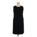 Lana Lee Casual Dress - Sheath: Black Solid Dresses - Women's Size 14