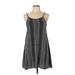 Body Glove Casual Dress - A-Line: Black Stars Dresses - Women's Size Large