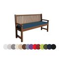 chilly pilley Bench Cushion Water-repellent Bench Cushion Bench Cushion Zip With Loops Bench Cushion Seat Cushion For Garden Bench Garden Bench Cushion (110x50x5 Dark Blue)