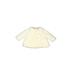 Catherine Malandrino Fleece Jacket: Ivory Print Jackets & Outerwear - Size 3-6 Month