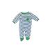 Little Me Long Sleeve Outfit: Blue Stripes Bottoms - Size 3 Month