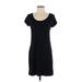 Mossimo Supply Co. Casual Dress - Sheath: Black Solid Dresses - Women's Size Small