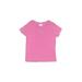 Zara Short Sleeve T-Shirt: Pink Print Tops - Kids Girl's Size 10