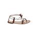 J.Crew Sandals: Brown Solid Shoes - Women's Size 7 - Open Toe