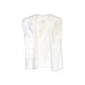 Splendid Faux Fur Vest: Ivory Print Jackets & Outerwear - Kids Girl's Size 12