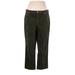 Lands' End Cord Pant: Green Solid Bottoms - Women's Size 18