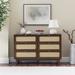 Drawer bedroom dresser,wooden antique,TV cabinet bedroom corridor storage dresser,storage box drawer cabinet,six-drawer cabinet