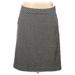 Eddie Bauer Casual Skirt: Black Checkered/Gingham Bottoms - Women's Size 8