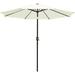 9' Patio Umbrella Outdoor Table Umbrella with 8 Sturdy Ribs,Beige