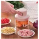 Multi-function Processor Electric Mini Food Garlic Vegetable Chopper Ginger Crusher Press for Nut