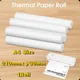 1 Roll A4 Thermal Paper 210mm Width Diameter 30mm Printer Paper Fit for Peripage A40 Phomemo M08F