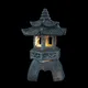 Pagoda Garden Solar Outdoor Statue Lantern Light Lighting Zen Décorative Asian Lights Decor