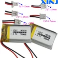 2pcs 3.7V 500mAh 1.85Wh batteria al litio ai polimeri di litio 902030 JST 2pin 1.0/1.25/1.5/2.0/2.54mm per altoparlante Bluetooth per fotocamera GPS per auto