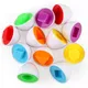 6PCS Kids Montessori Learning Education Math Toys Smart Eggs 3D Puzzle Game For Children Popular