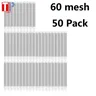 Tpaitlss-Filtre pour odorpulvérisateur sans air 60 mesh 50 packs accessoires pour divers modèles