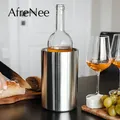 Wine Chiller Bucket Stainless Steel Champagne Wine Cooler Beer Ice Bucket Double Wall Vacuum