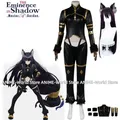 The Eminence In Shadow Delta Cosplay Costume pour femme Anime Uniforme Perruque Chaussures