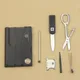 Handy Multifunctional Survival Camping Tool Card Knife LED Light Magnifier New