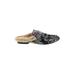Steve Madden Mule/Clog: Black Floral Shoes - Women's Size 7 1/2