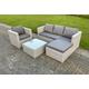 Outdoor Rattan Garden Sofa Set - Grey | Wowcher