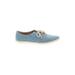 Born Crown Sneakers: Blue Solid Shoes - Women's Size 7 - Almond Toe