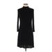 Michael Stars Casual Dress - Sweater Dress: Black Dresses - Women's Size X-Small