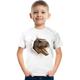 Kinder Jungen T-Shirt T-Shirt Kurzarm Katze Dinosaurier Grafik 3D-Druck Tier Schule Kinder Tops aktive weiße Katze hellweiße weiße Katze