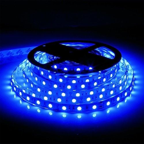 LED Lichtband 10m Flexible LED-LeuchtStreifen 600 LEDs SMD5050 10mm 1pc Warmes Weiß Kühles Weiß Rot Schneidbar Neues Design Dekorativ 12 V / Selbstklebend Image