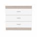 ZeaZu 29" Black Three Drawer Dresser, Metal | Wayfair 472120