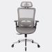 Farm on table Mesh Office Chair w/ Headrest Upholstered/Mesh in Gray | 46.6 H x 30.7 W x 30.7 D in | Wayfair FA24XIN0312-W490127215