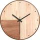 Wall Clock Simple Modern Design Wooden Clocks for Bedroom Wood Wall Watch Home Decor Silent Digital Large Wall Clock Kitchen Solid Wood Wall Clock Mute Clock Watch Living Room Home Office Quartz Wall