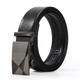 Men's Faux Leather Belt Ratchet Belt Black 1# Black 2# Faux Leather Stylish Classic Casual Plain Daily Vacation Going out