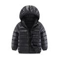 Kids Girls' Puffer Jacket Solid Color Active School Coat Outerwear 2-12 Years Spring Ash Taro purple Classic black