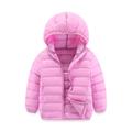Kids Girls' Puffer Jacket Solid Color Active School Coat Outerwear 2-12 Years Spring Ash Taro purple Classic black