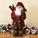 Kayannuo Clearance Santa Claus Figurines 18inch Christmas Standing Santa Claus Plush Doll Xmas Santa Claus Statue for Christmas Window Display Scene Home Desktop Decoration Xmas Christmas Decorations