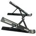 Laptop Stand Adjustable Laptop Computer Stand Multi-Angle Stand Phone Stand Portable Foldable Laptop Riser Notebook Holder Stand Compatible for Laptops blackï¼ŒG55881