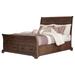 Charlton Home® Canup Sleigh Storage Bed Wood in Brown | Queen | Wayfair 09C03CFD70C049E39062D1022FA85400