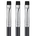 3 Pcs Eyebrow Brush Fine Angled Brush Flat Angled Eyeliner Brush Pro Precision Gel Eyeshadow Makeup Brush Ultra Thin Flat Angle Quality Synthetic Bristles