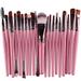 Bilqis Makeup Brush Set Eye Shadow Brushes set 20 Pieces Professional Makeup Brushes Face Eye Shadow Eyeliner Blush Lip Makeup Brushes Powder Liquid Cream Cosmetics Blending Brush Tool