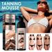 TUTUnaumb Tanning Lotion Tanning Accelerator Cream Outdoor Indoor Fast Tanning Natural Skin Tanning Mousse Tanning Cream for Sunbeds Anti-Cellulite Cream 60ml-Multicolor