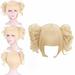 ERTUTUYI Wigs Ponytail Bangs Hair Wig Synthetic Hat and Girls for Women Golden Wig